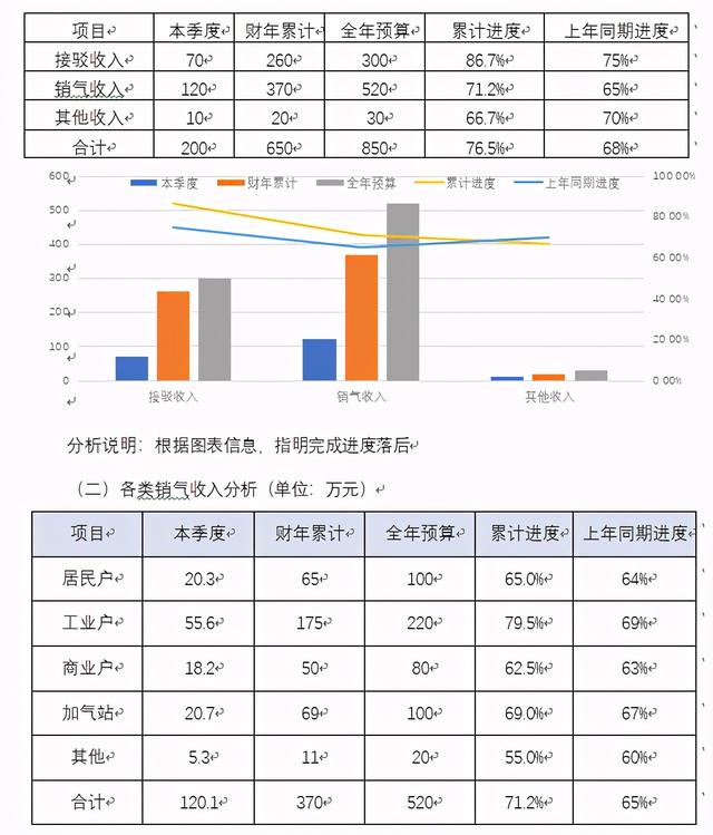 集团公司财务分析报告模版样例