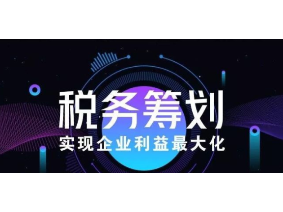 专业税务筹划公司