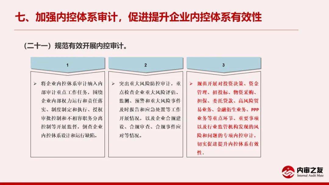 完善内审体系(关于建立、完善企业内部审计监督机制的实施意见（已结束）)