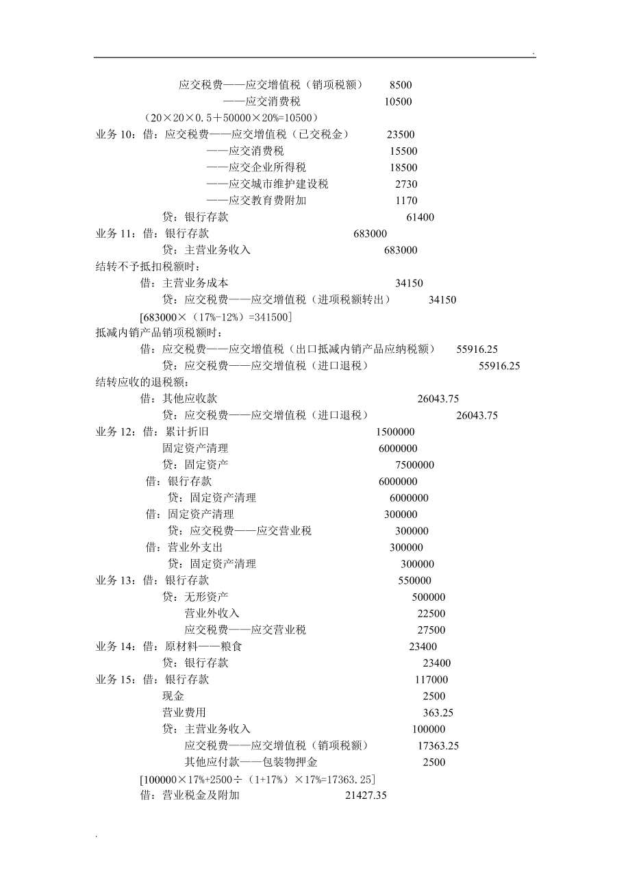 会计核算基本前提